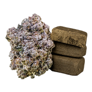 10 g Bubblegum 25% THCA et 10 g Cali Cream 50% THCA réunis dans un pack Herbz