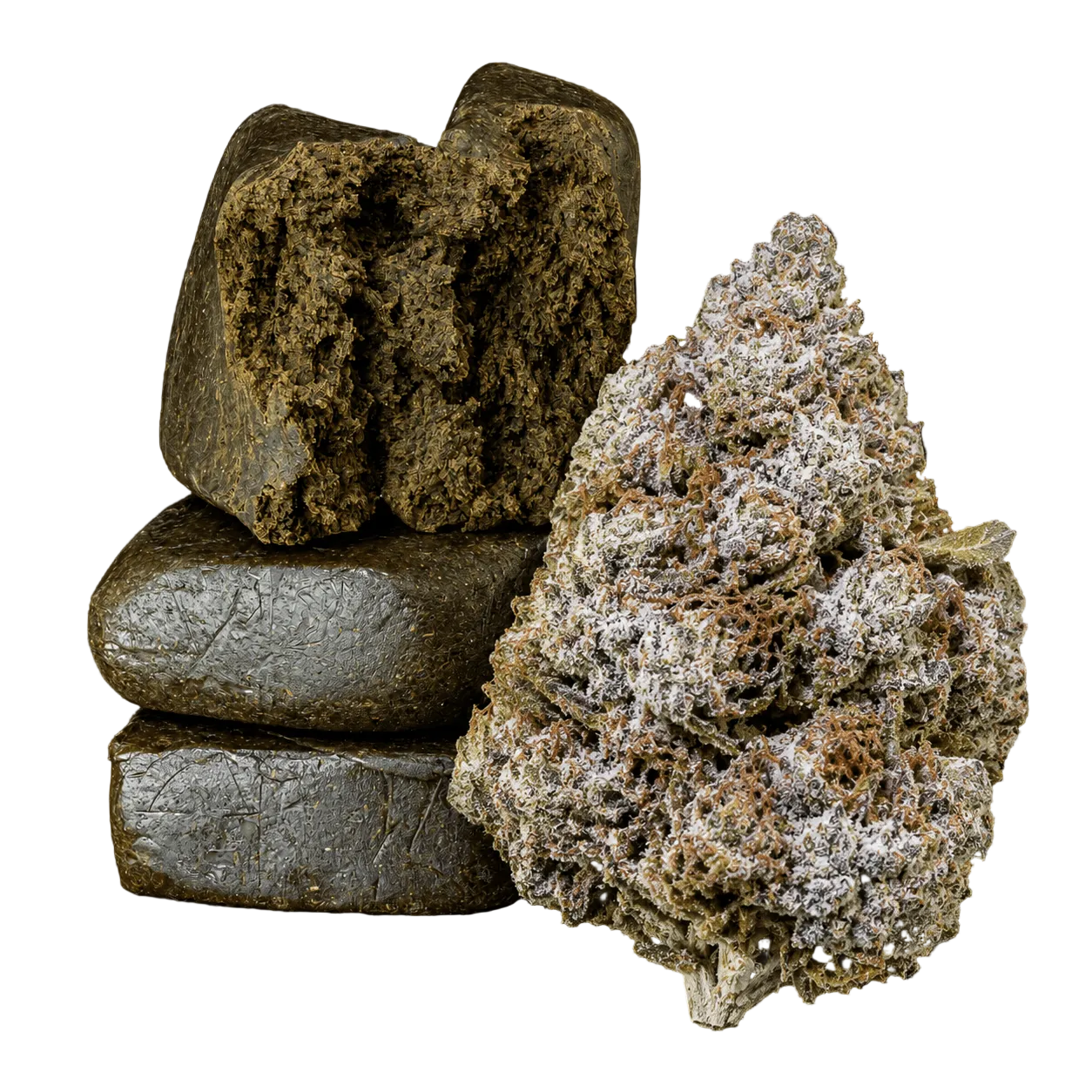 10g Manali Cream 40% THCA og 10g O.G. Zkittles 24% THCA samlet i Herbz bundle
